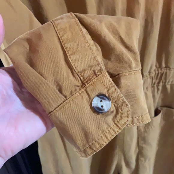 Universal thread jumpsuit - beautiful camel / mustard yellow / khaki color - Picture 4 of 5